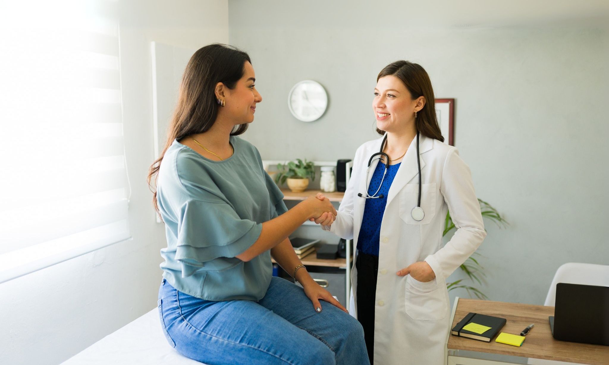 Doctor and patient
